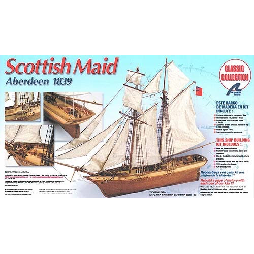 1/50 Artesania Latina Scottish Maid Aberdeen 1839  18021